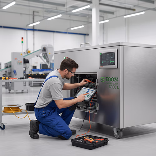 Technischer Service für industrielle Kompostiermaschinen