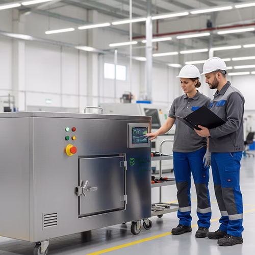 Schulung und Benutzersupport für industrielle Kompostiermaschinen